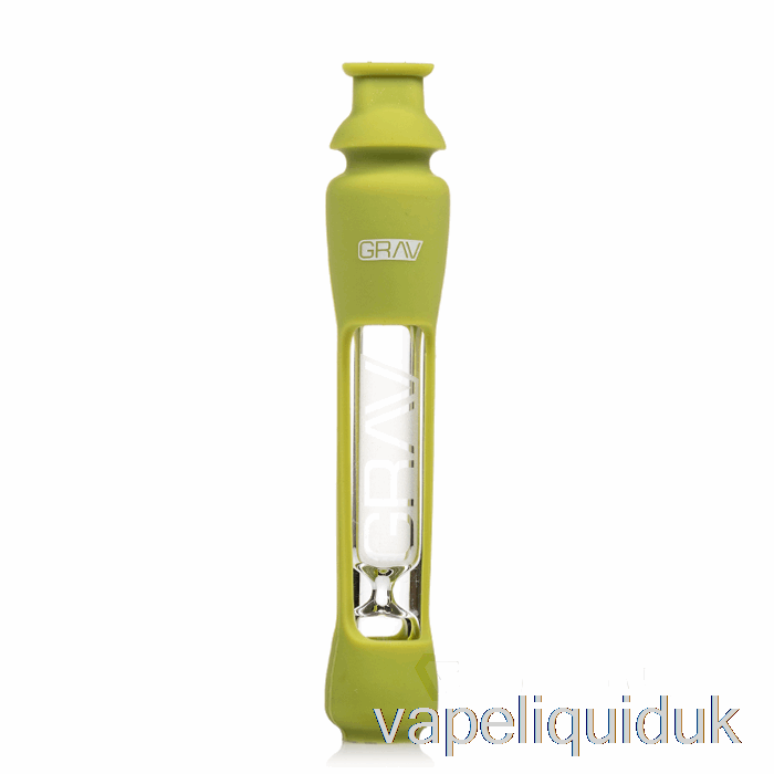 GRAV 12mm Taster with Silicone Skin Avocado Green Vape Liquid